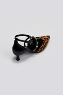 Γόβες μυτερές με τρουκς και print TFP - Leopard - thefashionproject.gr - TFP