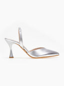 Γόβες μυτερές slingback TFP - Ασημί - thefashionproject.gr - TFP
