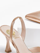 Γόβες μυτερές slingback TFP - Χαλκός - thefashionproject.gr - TFP