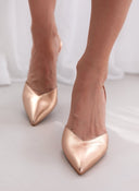 Γόβες μυτερές slingback TFP - Χαλκός - thefashionproject.gr - TFP