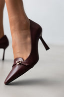 Γόβες μυτερές TFP - Burgundy - thefashionproject.gr - TFP