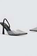 Γόβες slibgback με διαφάνεια ERYNN - Μαύρο - thefashionproject.gr - ERYNN