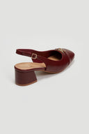 Γόβες Slingback ERYNN - Burgundy - thefashionproject.gr - ERYNN