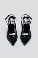 Γόβες slingback με καρδιά TFP - Μαύρο - thefashionproject.gr - TFP