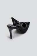 Γόβες slingback με καρδιά TFP - Μαύρο - thefashionproject.gr - TFP