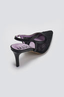 Γόβες slingback μυτερές MARIAMARE - Μαύρο - thefashionproject.gr - MARIAMARE