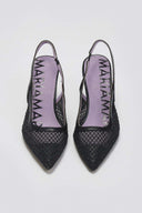 Γόβες slingback μυτερές MARIAMARE - Μαύρο - thefashionproject.gr - MARIAMARE