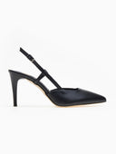 Γόβες slingback μυτερές TFP - Μαύρο - thefashionproject.gr - TFP