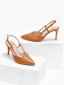 Γόβες slingback μυτερές TFP - Ταμπά - thefashionproject.gr - TFP