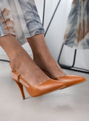 Γόβες slingback μυτερές TFP - Ταμπά - thefashionproject.gr - TFP