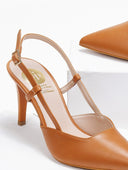 Γόβες slingback μυτερές TFP - Ταμπά - thefashionproject.gr - TFP