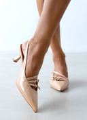 Γόβες λουστρίνι μυτερές slingback Erynn