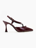 Γόβες λουστρίνι slingback μυτερές TFP