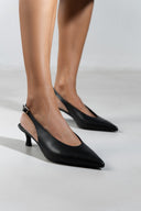 Γόβες ματ μυτερές slingback  TFP