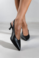 Γόβες ματ μυτερές slingback  TFP