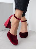 Γόβες με μπαρέτα velvet TFP