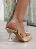 Γόβες μυτερές slingback TFP
