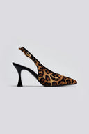 Γόβες μυτερές σατέν slingback  TFP