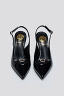 Γόβες μυτερές slingback λουστρίνι TFP