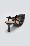 Γόβες μυτερές slingback με πλεκτό σχέδιο ERYNN