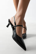 Γόβες Slingback λουστρίνι TFP