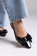 Γόβες slingback με ιδιαίτερο φιόγκο CORINA
