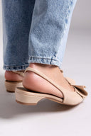Γόβες slingback με ιδιαίτερο φιόγκο CORINA