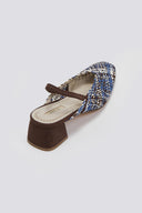 Γόβες slingback με πλεκτό σχέδιο CORINA