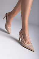Γόβες slingback μυτερές MARIAMARE
