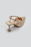 Γόβες slingback μυτερές με στρας TFP 