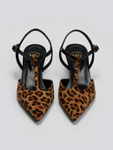 Γόβες slingback suede t-strap TFP
