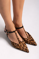 Γόβες slingback suede t-strap TFP