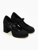 Γόβες suede Mary Jane με φιάπα TFP