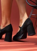 Γόβες suede Mary Jane με φιάπα TFP