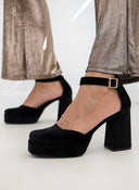 Γόβες με μπαρέτα velvet TFP