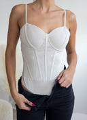 Κορμάκι με διαφάνεια Vero Moda 10295689 - Μπεζ - thefashionproject.gr - VERO MODA