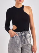 Κορμάκι με έναν ώμο Different - Shop 01 - 176 - Μαύρο - thefashionproject.gr - DIFFERENT - SHOP