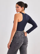 Κορμάκι με έναν ώμο Different - Shop 01 - 176 - Μπλε σκούρο - thefashionproject.gr - DIFFERENT - SHOP