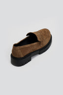 Loafers από δέρμα καστόρι Estil