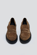 Loafers από δέρμα καστόρι Estil