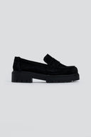 Loafers από δέρμα καστόρι Estil - Μαύρο - thefashionproject.gr - Estil