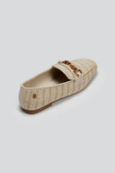 Loafers από ψάθα με πλεκτό σχέδιο Xti 143802