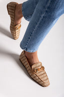 Loafers από ψάθα με πλεκτό σχέδιο Xti 143802