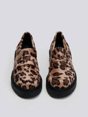 Loafers chunky από συνθετικό ponyskin με print Estil - Leopard - thefashionproject.gr - Estil
