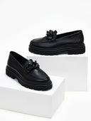 Loafers chunky δερμάτινα Ragazza 0186 - Μαύρο - thefashionproject.gr - RAGAZZA