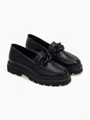 Loafers chunky δερμάτινα Ragazza 0186 - Μαύρο - thefashionproject.gr - RAGAZZA