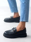 Loafers chunky δερμάτινα Ragazza 0238 - Μαύρο - thefashionproject.gr - RAGAZZA