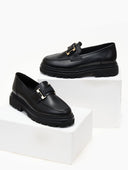 Loafers chunky δερμάτινα Ragazza 0238 - Μαύρο - thefashionproject.gr - RAGAZZA