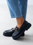 Loafers chunky δερμάτινα Ragazza 0238 - Μαύρο - thefashionproject.gr - RAGAZZA