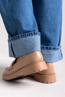 Loafers chunky ERYNN - Τάουπε - thefashionproject.gr - ERYNN